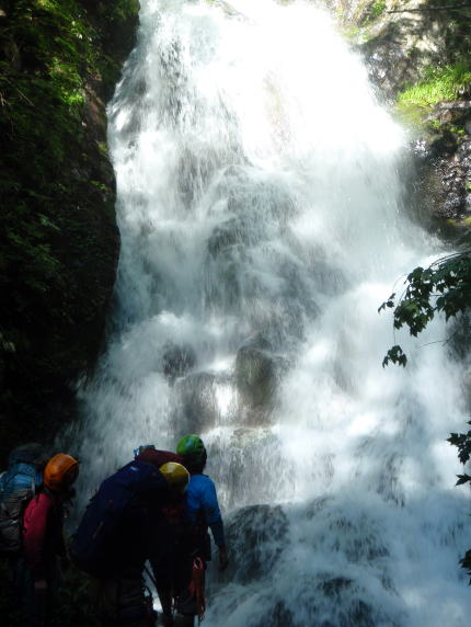2015.7.19　豆焼沢（沢登り）