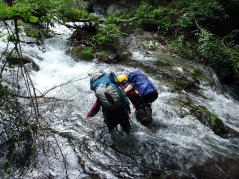 2015.7.19　豆焼沢（沢登り）