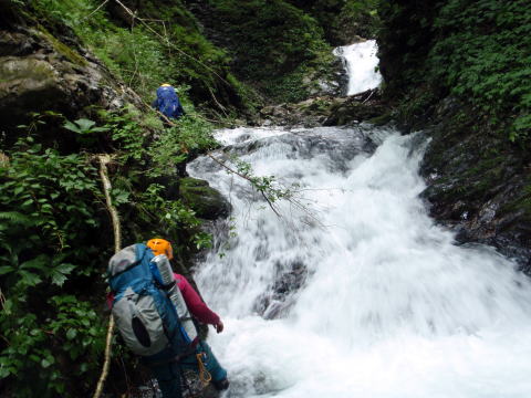 2015.7.19　豆焼沢（沢登り）