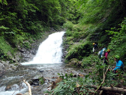 2015.7.19　豆焼沢（沢登り）