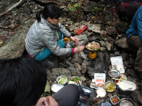 2015.7.19　豆焼沢（沢登り）