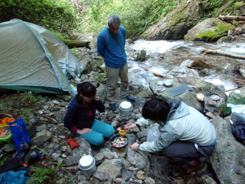 2015.7.19　豆焼沢（沢登り）