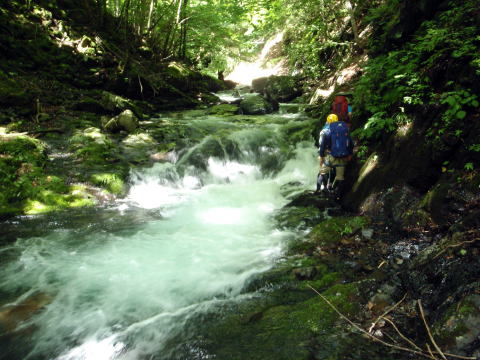 2015.7.19　豆焼沢（沢登り）
