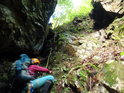 2015.7.19　豆焼沢（沢登り）
