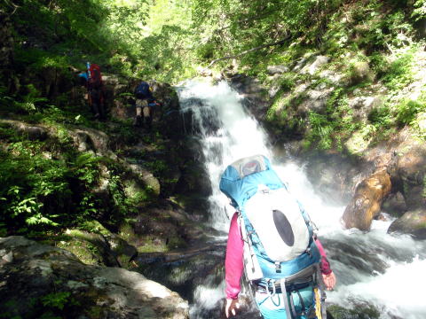 2015.7.19　豆焼沢（沢登り）