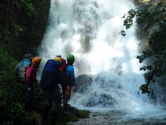 2015.7.19　豆焼沢（沢登り）