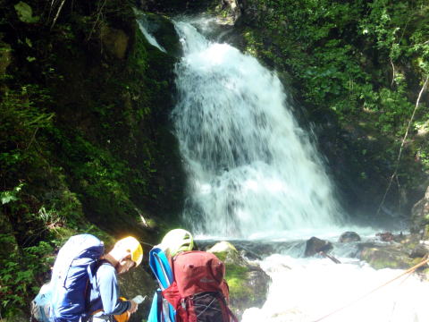 2015.7.19　豆焼沢（沢登り）