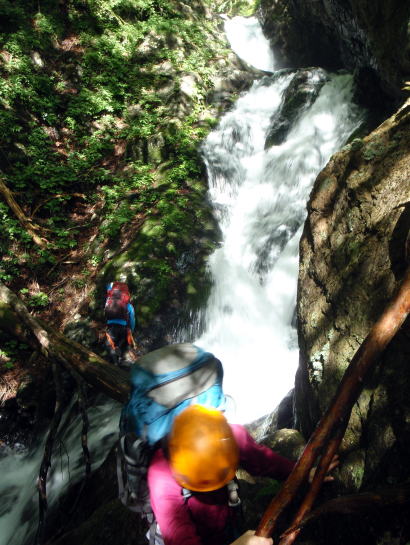 2015.7.19　豆焼沢（沢登り）