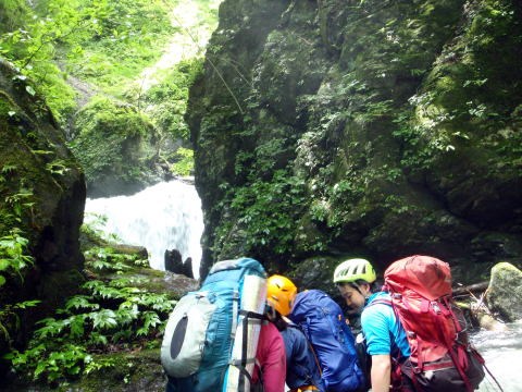 2015.7.19　豆焼沢（沢登り）