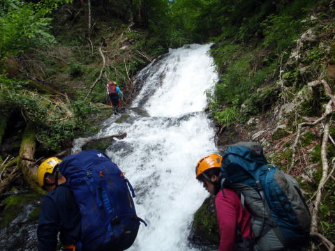 2015.7.19　豆焼沢（沢登り）