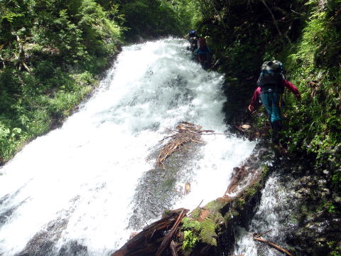 2015.7.19　豆焼沢（沢登り）