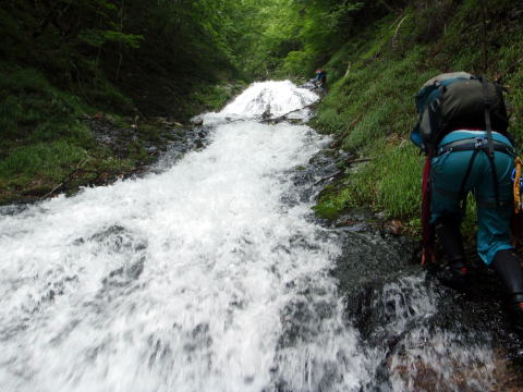 2015.7.19　豆焼沢（沢登り）