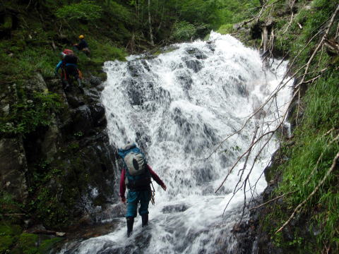 2015.7.19　豆焼沢（沢登り）