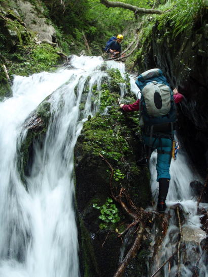 2015.7.19　豆焼沢（沢登り）