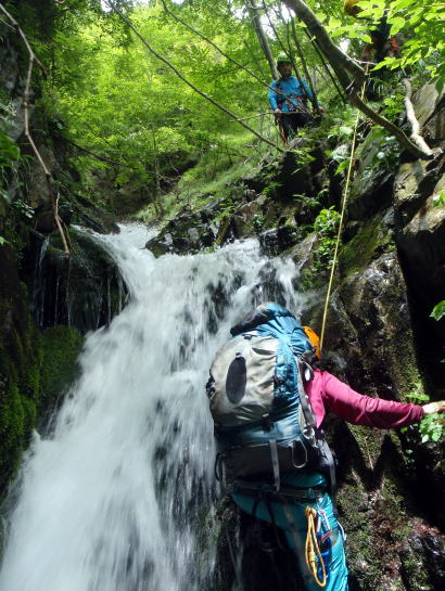 2015.7.19　豆焼沢（沢登り）