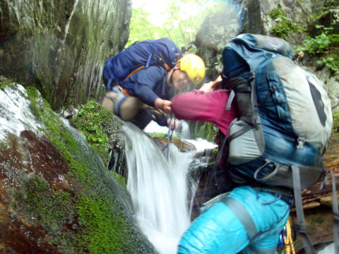 2015.7.19　豆焼沢（沢登り）