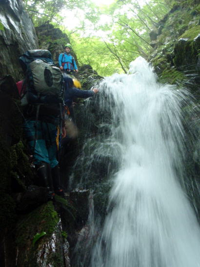 2015.7.19　豆焼沢（沢登り）