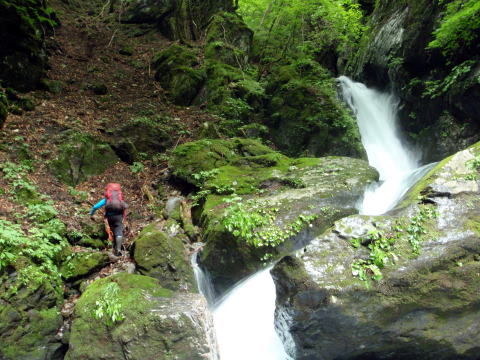 2015.7.19　豆焼沢（沢登り）