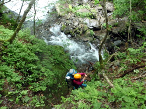 2015.7.19　豆焼沢（沢登り）