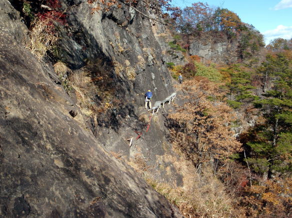 2015.11.3　妙義 烏帽子沢右俣（沢登り）
