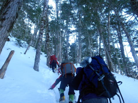 2014.1.12-13　鳳凰山（地蔵岳）　（雪山）