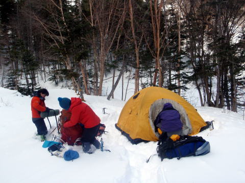 2014.1.12-13　鳳凰山（地蔵岳）　（雪山）
