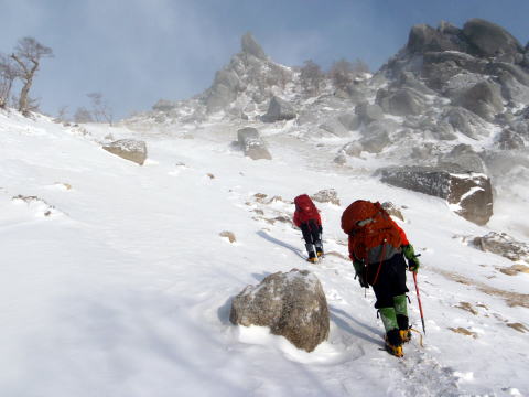 2014.1.12-13　鳳凰山（地蔵岳）　（雪山）