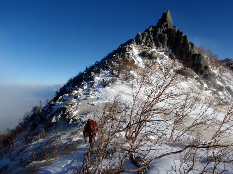 2014.1.12-13　鳳凰山（地蔵岳）　（雪山）