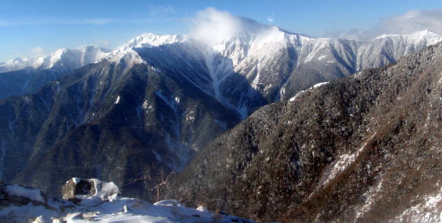 2014.1.12-13　鳳凰山（地蔵岳）　（雪山）