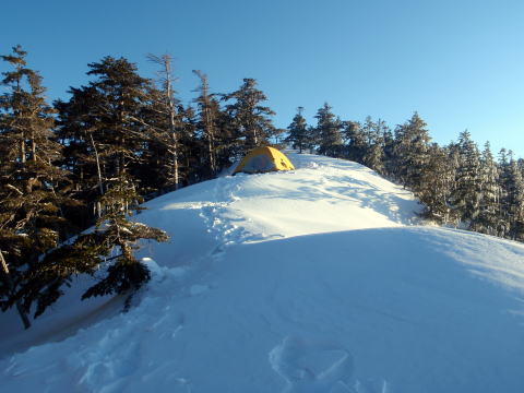 2014.3.22-23　越百山（雪山）