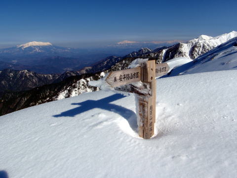 2014.3.22-23　越百山（雪山）