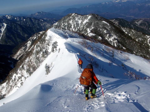2014.3.22-23　越百山（雪山）