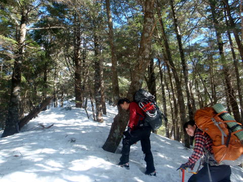 2014.3.22-23　越百山（雪山）