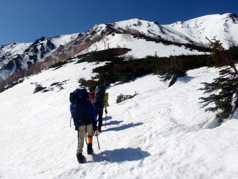 2014.5.3-5　蓮華岳～針ノ木岳（途中まで）（雪山）