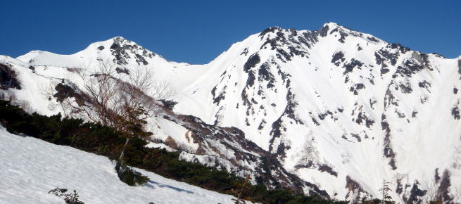 2014.5.3-5　蓮華岳～針ノ木岳（途中まで）（雪山）