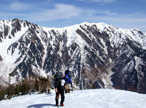 2014.5.3-5　蓮華岳～針ノ木岳（途中まで）（雪山）