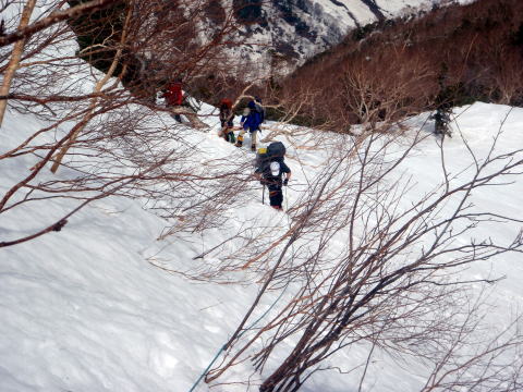 2014.5.3-5　蓮華岳～針ノ木岳（途中まで）（雪山）