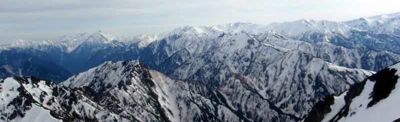 2014.5.3-5　蓮華岳～針ノ木岳（途中まで）（雪山）