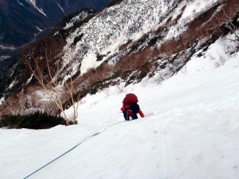 2014.5.3-5　蓮華岳～針ノ木岳（途中まで）（雪山）