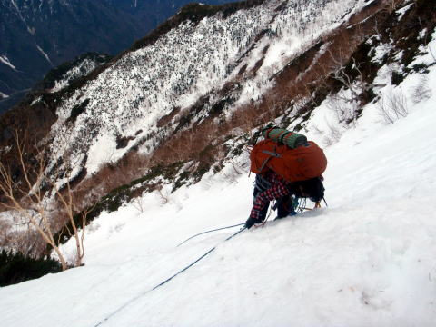 2014.5.3-5　蓮華岳～針ノ木岳（途中まで）（雪山）