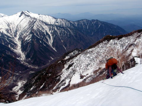 2014.5.3-5　蓮華岳～針ノ木岳（途中まで）（雪山）