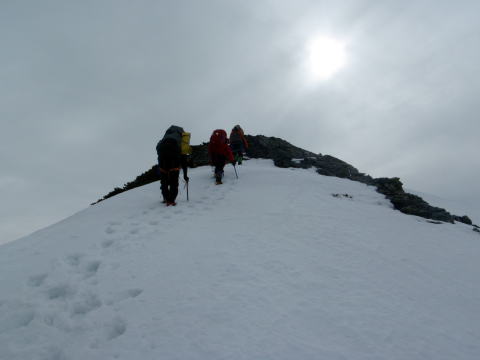 2014.5.3-5　蓮華岳～針ノ木岳（途中まで）（雪山）