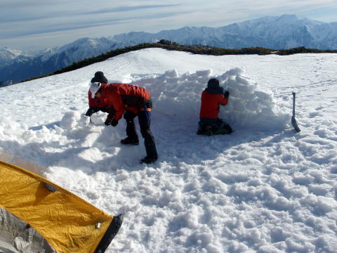 2014.5.3-5　蓮華岳～針ノ木岳（途中まで）（雪山）