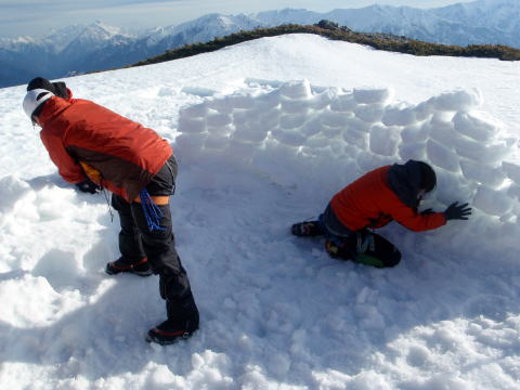 2014.5.3-5　蓮華岳～針ノ木岳（途中まで）（雪山）