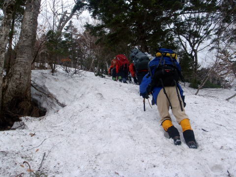 2014.5.3-5　蓮華岳～針ノ木岳（途中まで）（雪山）