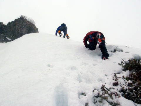 2014.5.3-5　蓮華岳～針ノ木岳（途中まで）（雪山）