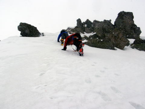 2014.5.3-5　蓮華岳～針ノ木岳（途中まで）（雪山）