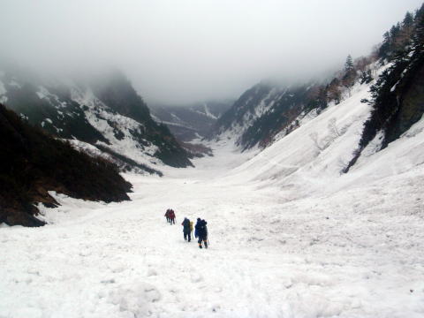2014.5.3-5　蓮華岳～針ノ木岳（途中まで）（雪山）