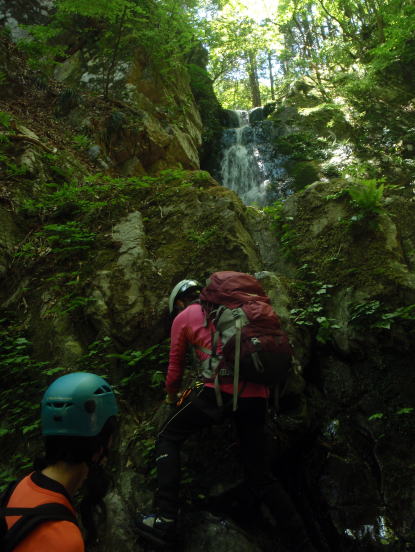2014.5.17　軍刀利沢（沢登り）
