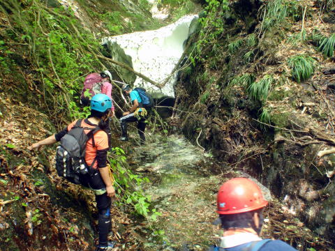 2014.5.17　軍刀利沢（沢登り）